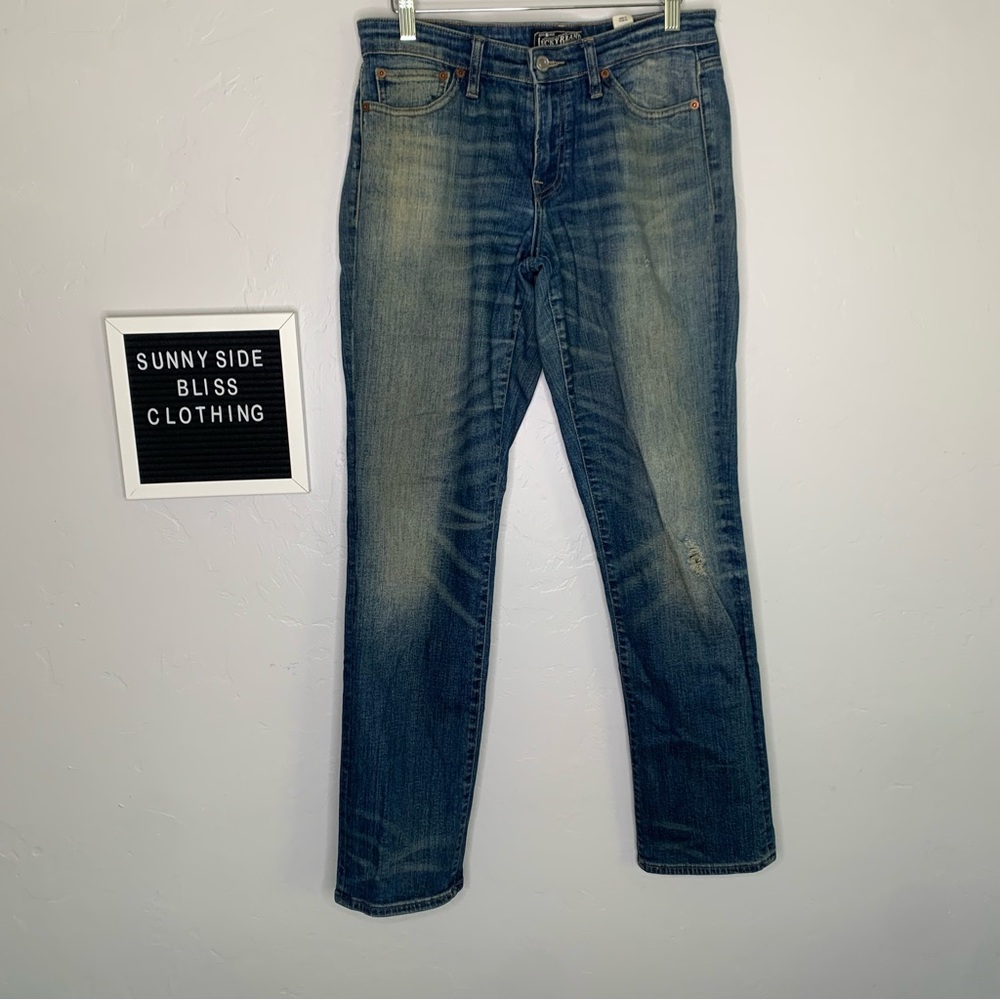 Lucky Brand Medium Wash Denim Women’s Jeans Size 6 Straight Leg Stretch